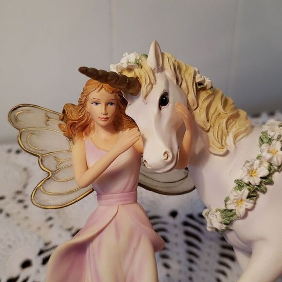 Hamilton Collection Special Messages Collection "Messages of Peace"Angel Unicorn - Picture 5 of 6